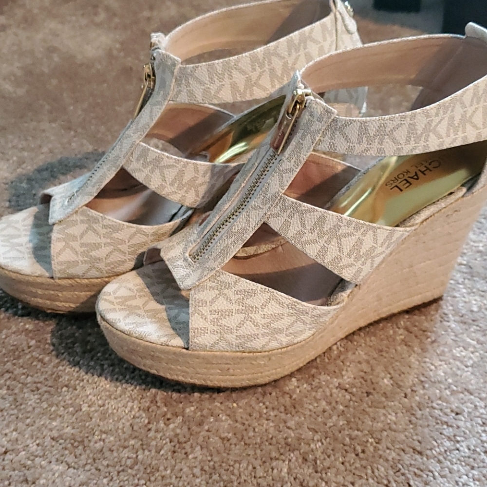 Michael Kors wedge sandals